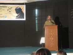 Zafar Iqbal, Member Evaluation Committee Announcing Best Story Award